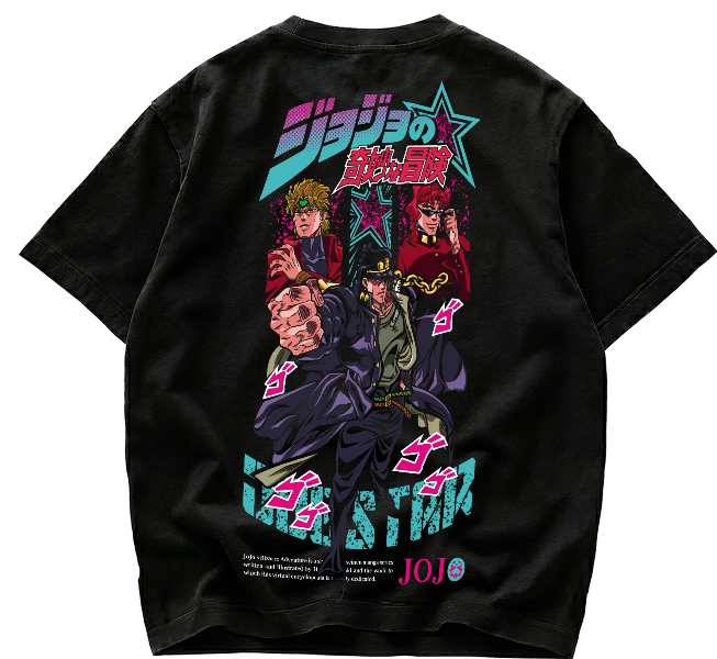 Playera Jotaro Kujo JoJo's Bizarre Adventure Stardust Crusaders Streetwear