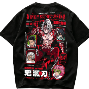 Playera Muzan Kibutsuji Kimetsu no Yaiba Castillo Infinito