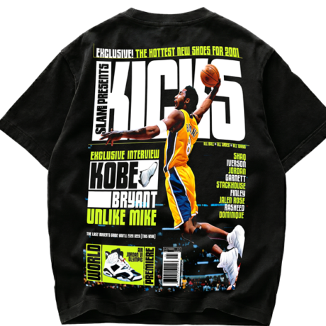 Playera Kobe Bryant KICKS Magazine Cover Vintage Style