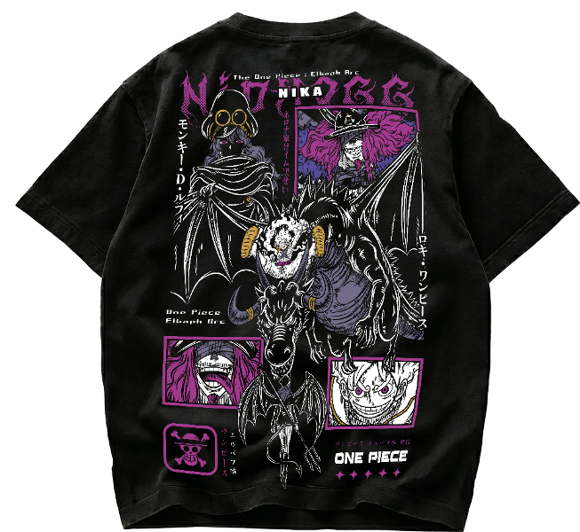 Playera Luffy Gear 5 Elbaf Arc One Piece
