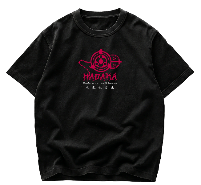 Playera Madara Uchiha vs 5 Kages Alianza Shinobi - Imagen 2