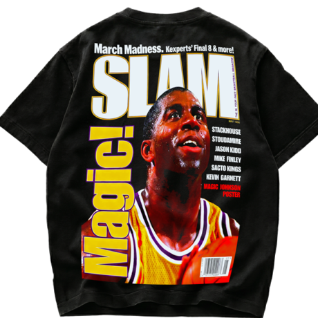 Playera Magic Johnson SLAM Magazine Cover Vintage Style