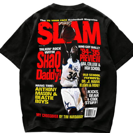 Playera Shaquille O'Neal SLAM Magazine Cover Vintage Style