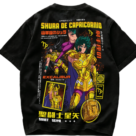 Playera Saint Seiya Shura de Capricornio & Shaka de Virgo