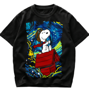 Playera Snoopy Noche Estrellada