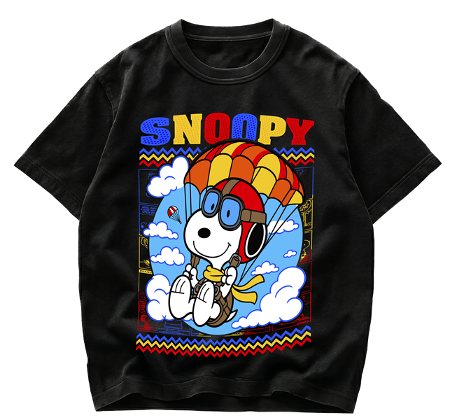 Playera Snoopy Paracaidista