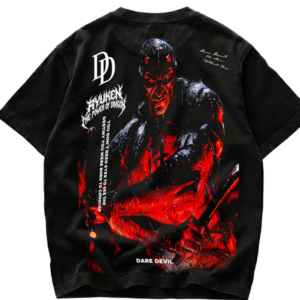 Playera de Daredevil The Man Without Fear - Streetwear Back Premium