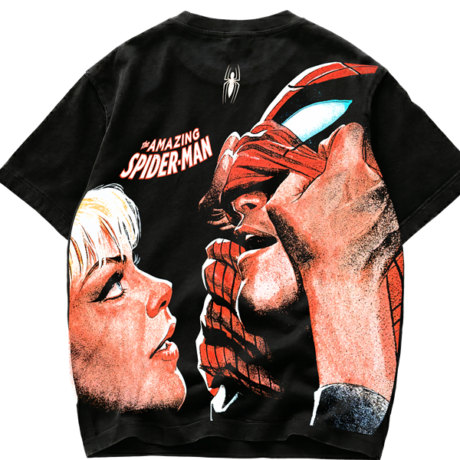Playera de Spider-Man Retro Kiss - Streetwear Back Premium