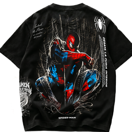 Playera de Spider-Man Desata la Furia Interior - Streetwear Back Premium