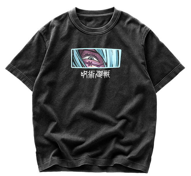 Playera Acid Wash de Nanami vs Mahito Jujutsu Kaisen - Imagen 2